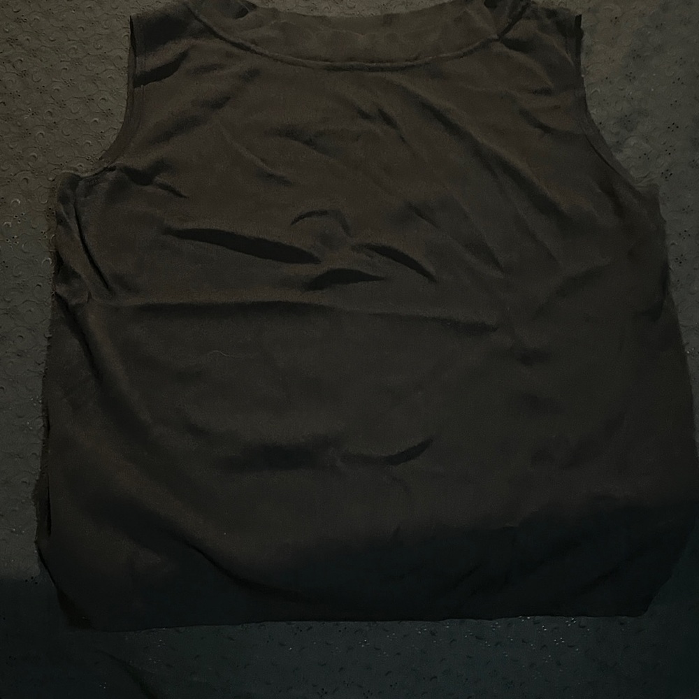 Dressbarn Classic Black Tank Top